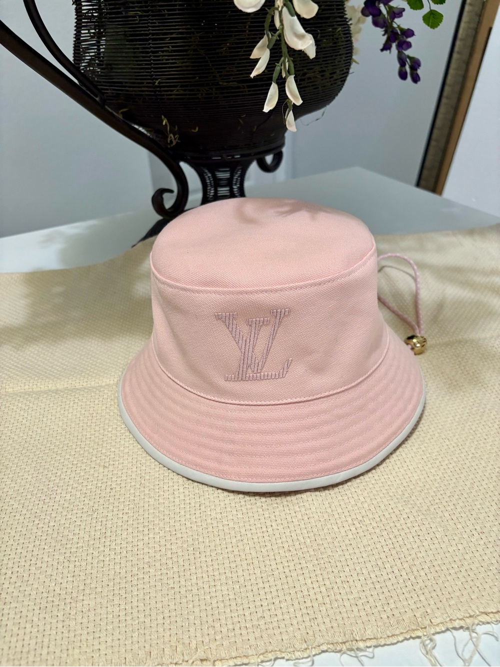 Casual Chic Louis Vuitton Pink Bucket Hat, Gently Loved!